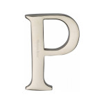 Heritage Brass Letter P  - Pin Fix 51mm